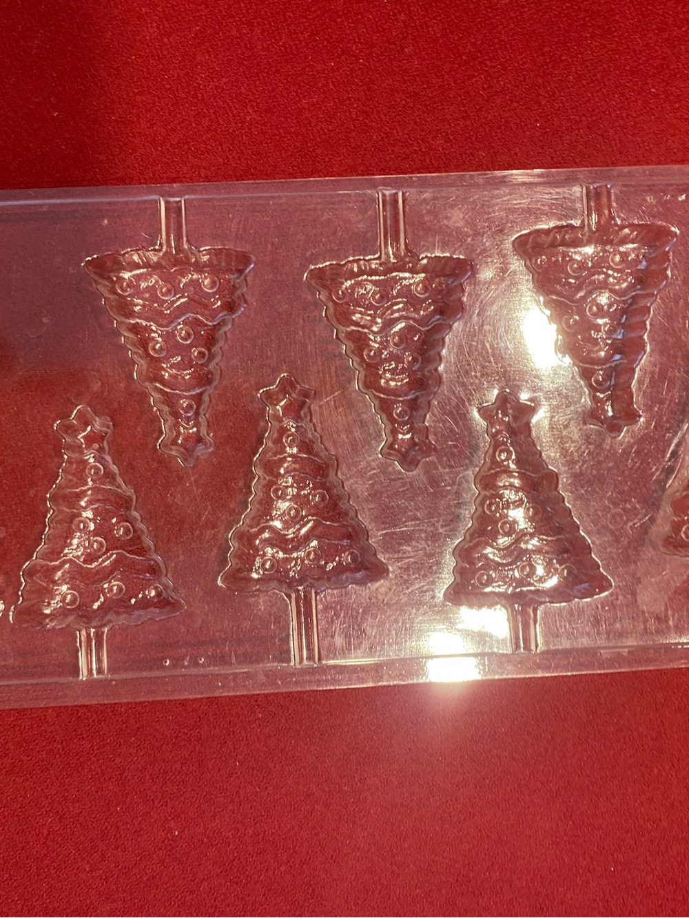 Clear Christmas Tree Candy Mold - Clear